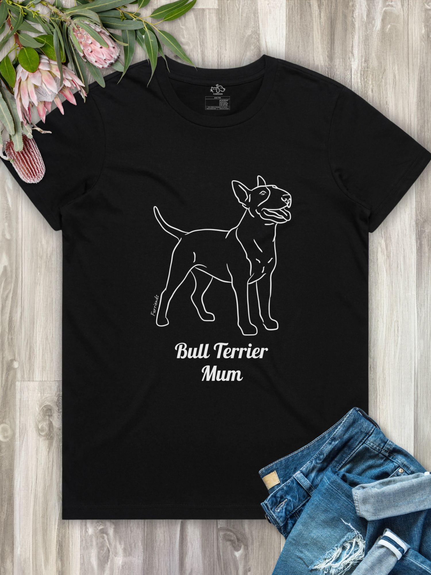 Bull Terrier Mum Regular Fit T-shirt