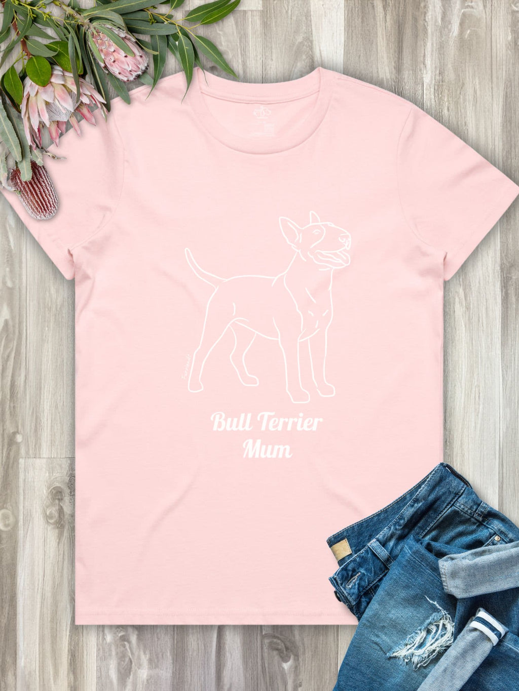 Bull Terrier Mum Regular Fit T-shirt