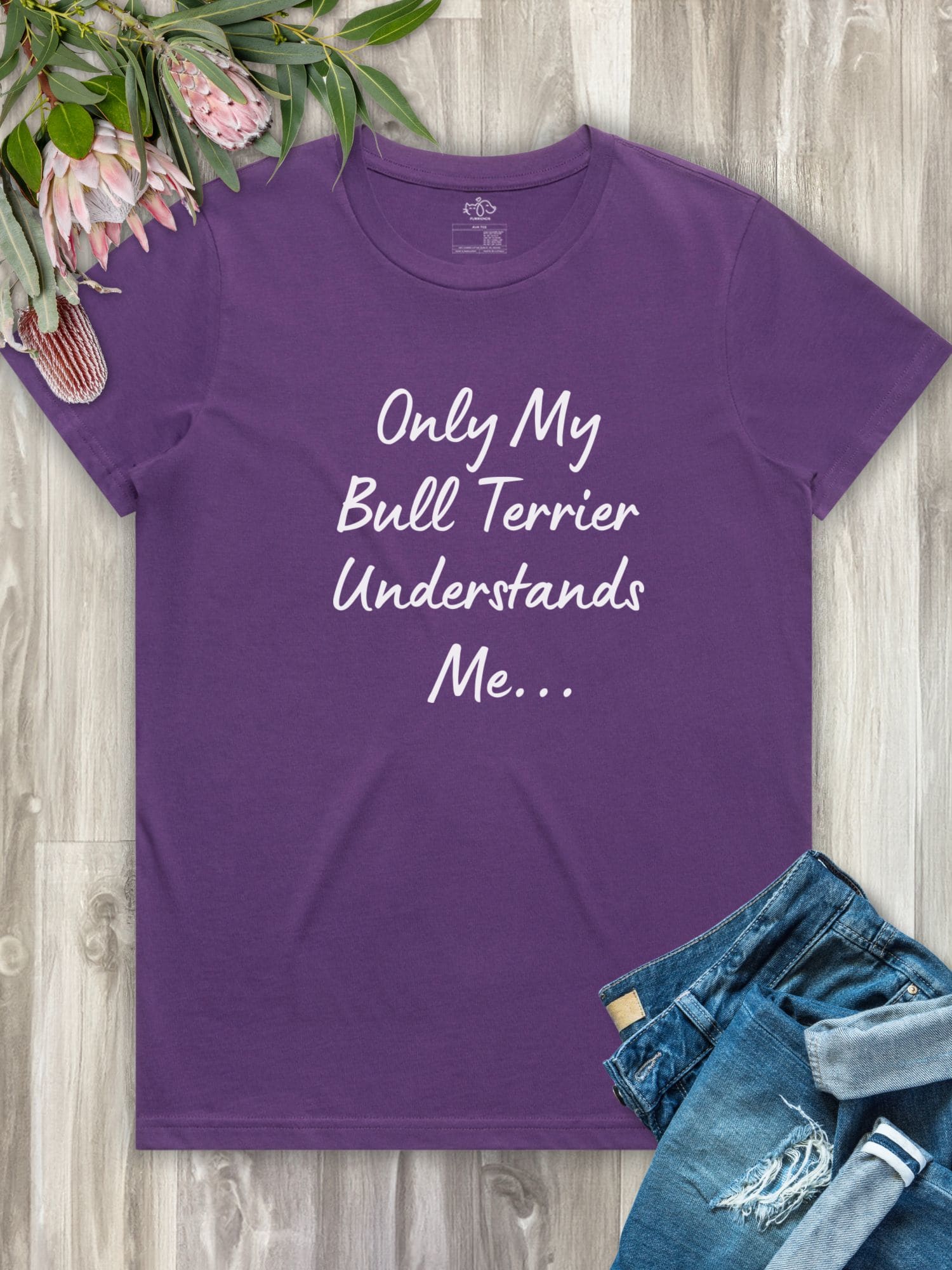 Only My Bull Terrier Understands Me Regular Fit T-shirt