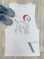 Bull Terrier Christmas Edition Axel Drop Armhole Tank