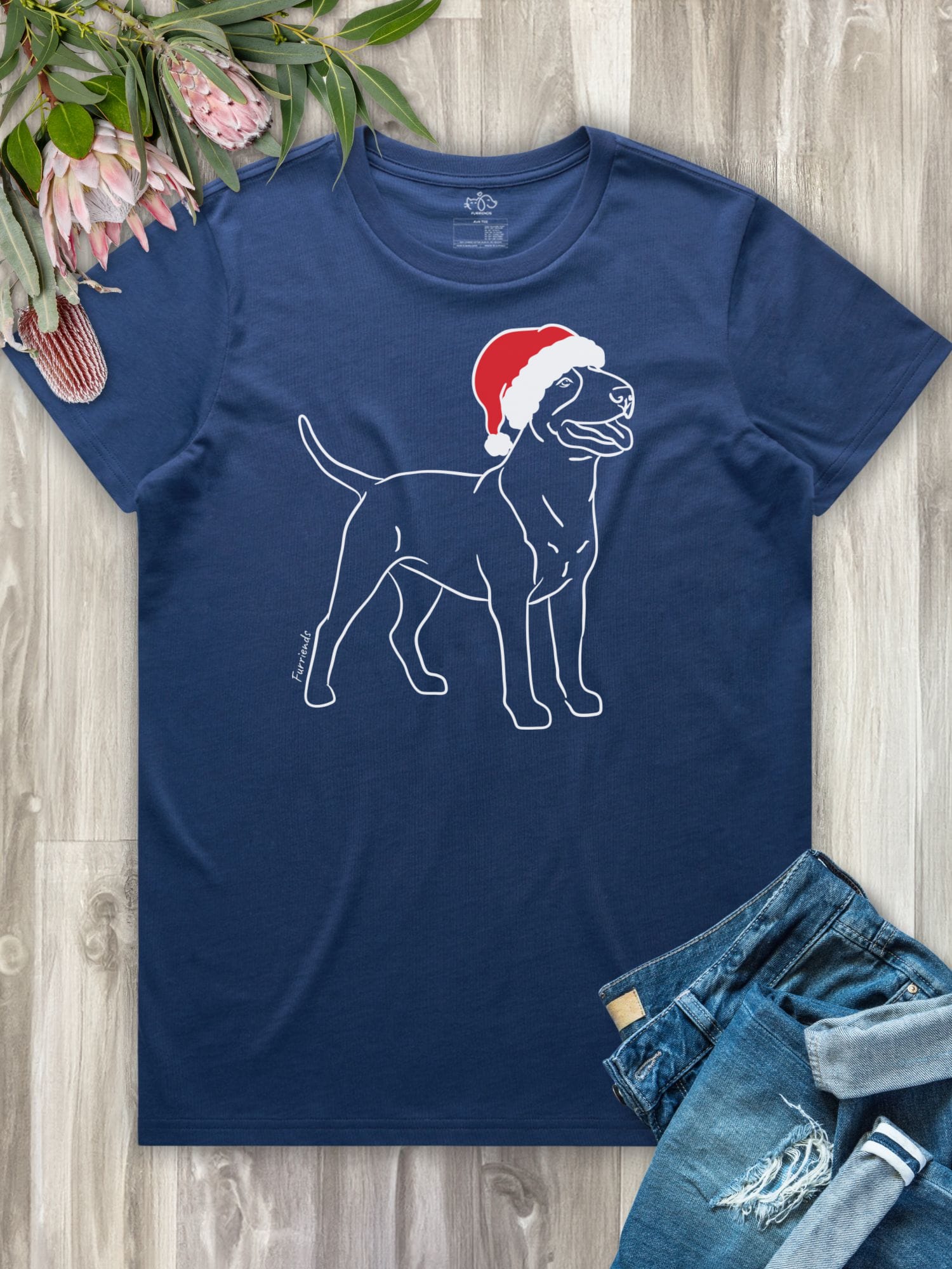 Bull Terrier Christmas Edition Ava Women's Regular Fit Tee