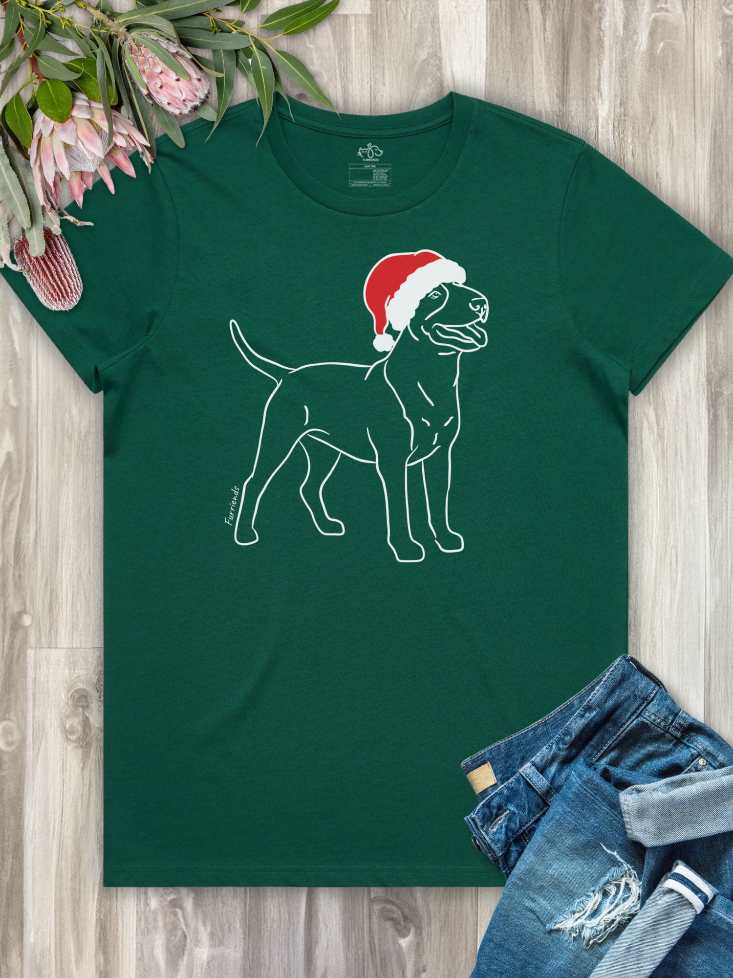 Bull Terrier Christmas Edition Ava Women's Regular Fit Tee