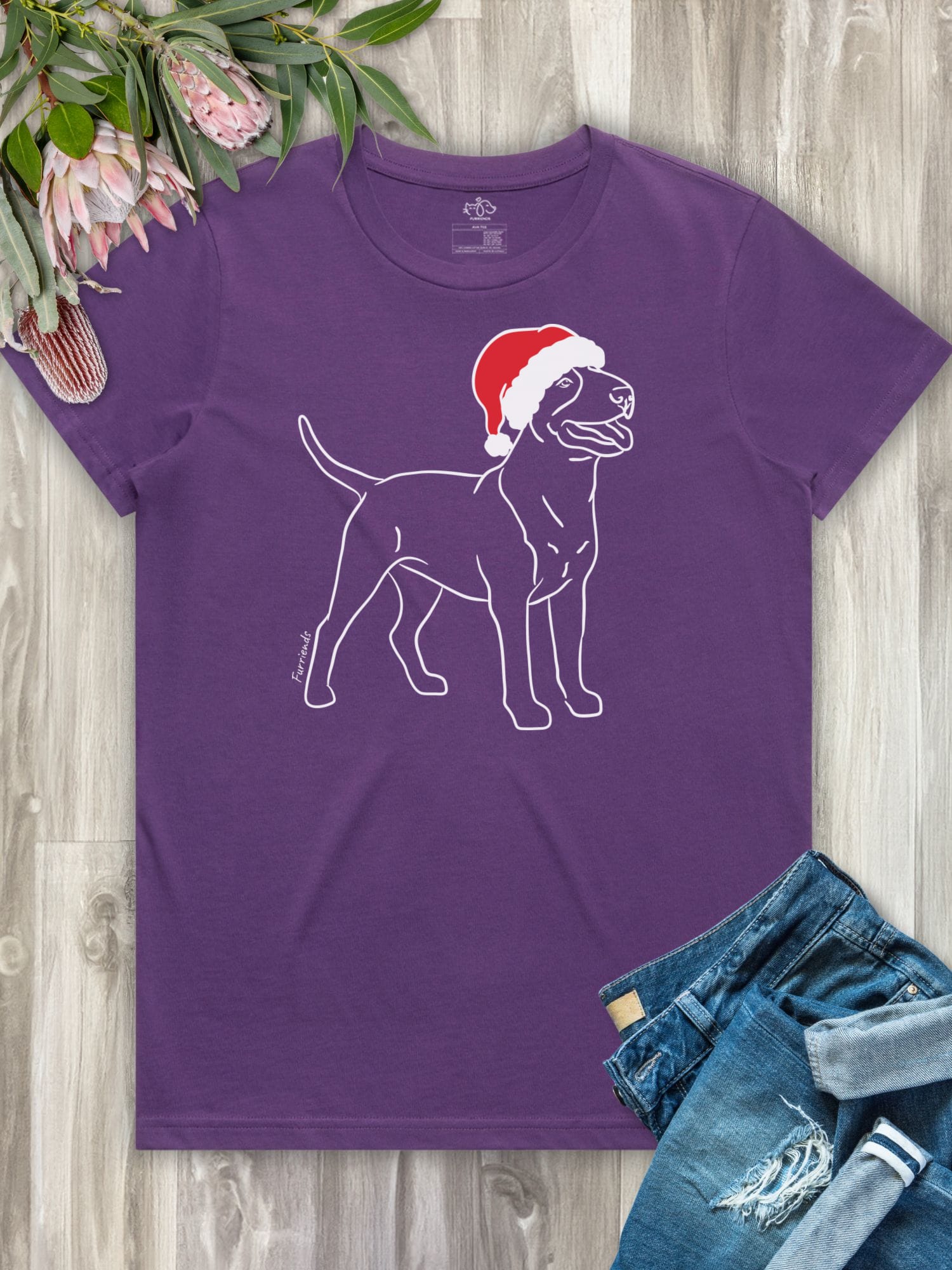 Bull Terrier Christmas Edition Ava Women's Regular Fit Tee