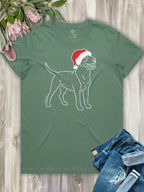 Bull Terrier Christmas Edition Ava Women's Regular Fit Tee