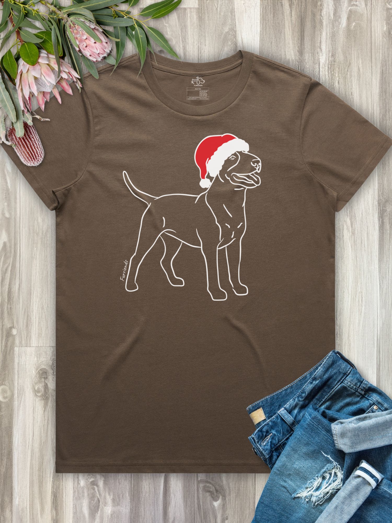 Bull Terrier Christmas Edition Ava Women's Regular Fit Tee