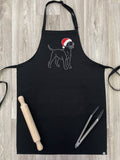 Bull Terrier Christmas Edition Bib Apron