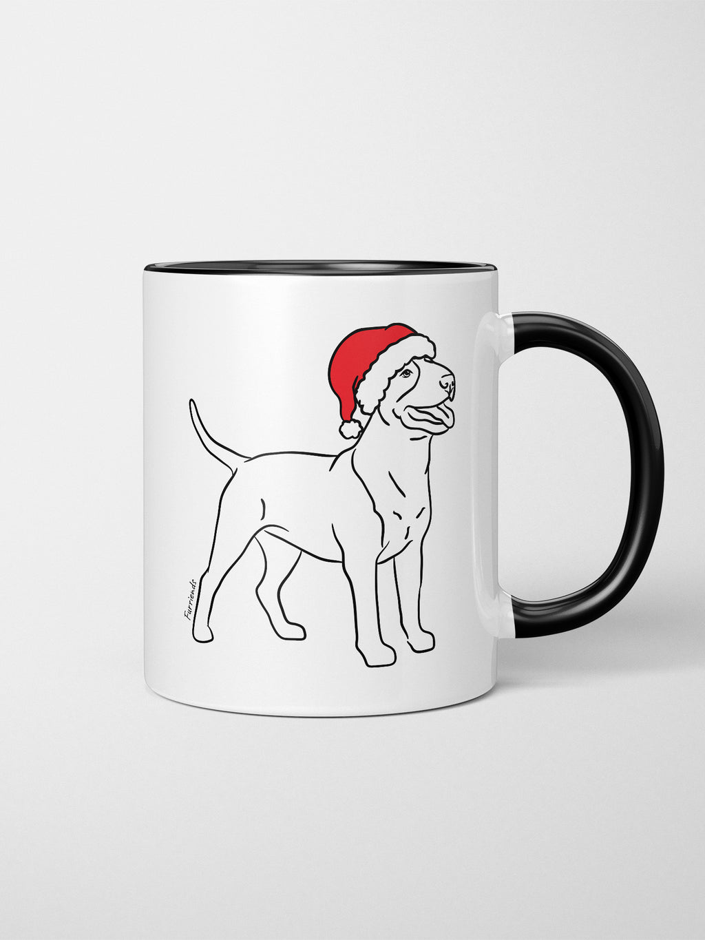 Bull Terrier Christmas Edition Ceramic Mug
