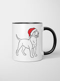 Bull Terrier Christmas Edition Ceramic Mug