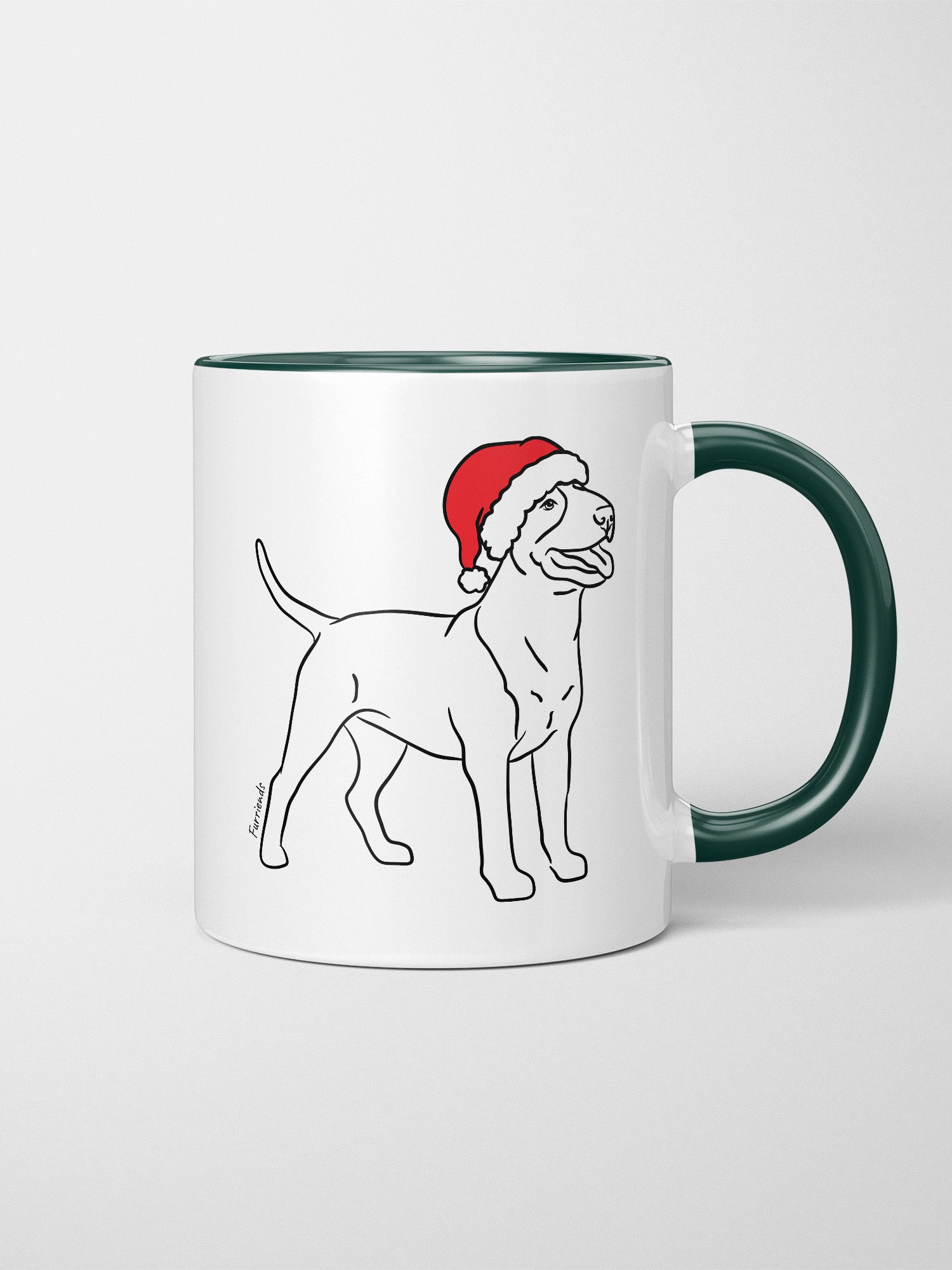 Bull Terrier Christmas Edition Ceramic Mug