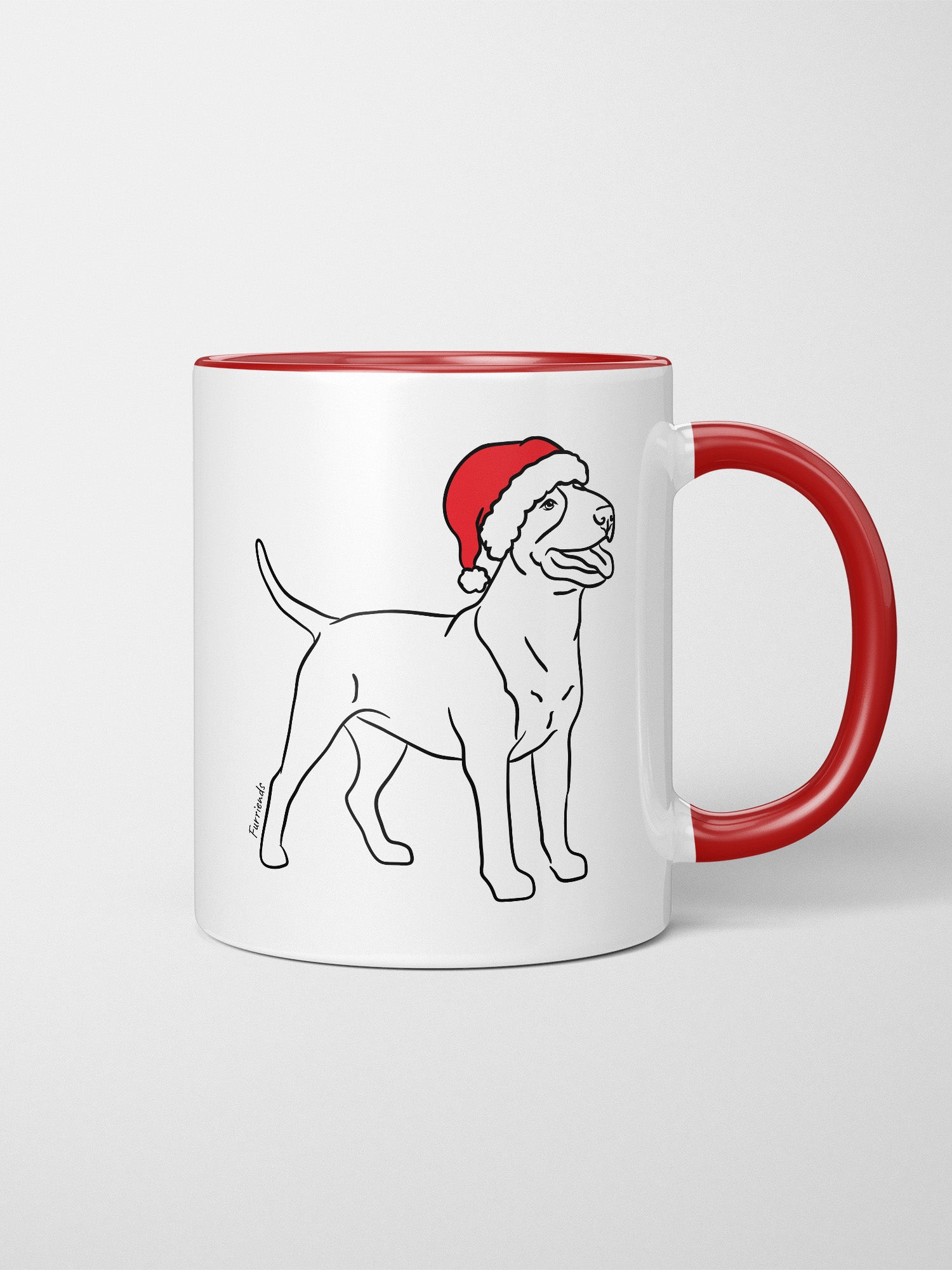 Bull Terrier Christmas Edition Ceramic Mug