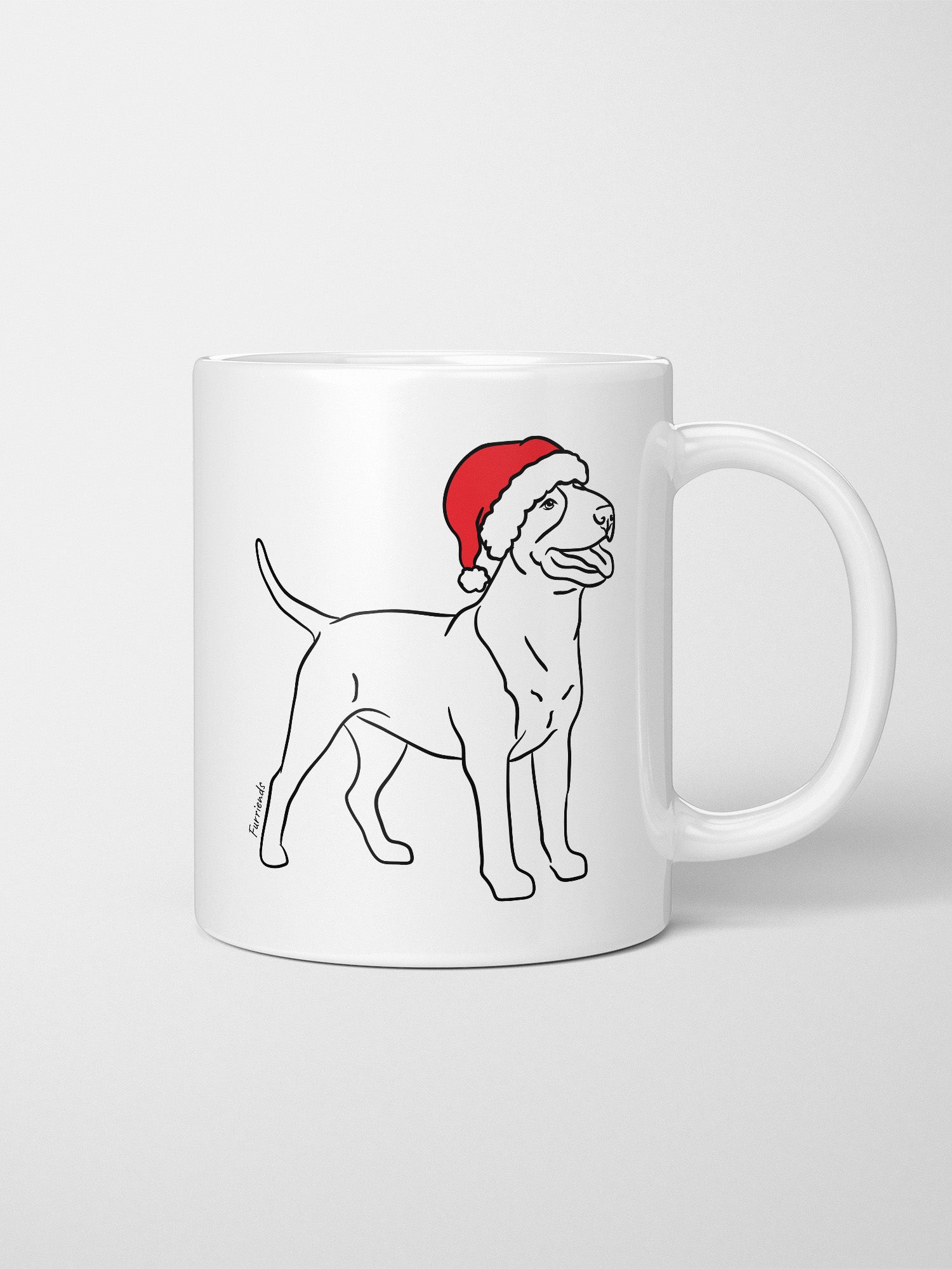 Bull Terrier Christmas Edition Ceramic Mug