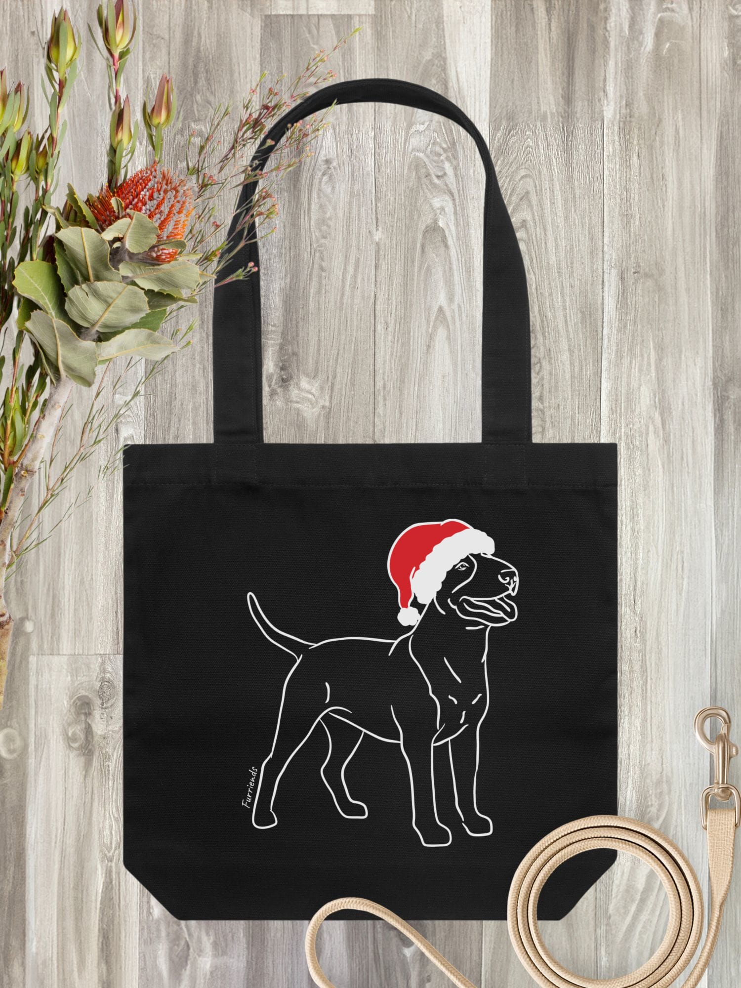 Bull Terrier Christmas Edition Edith Tote