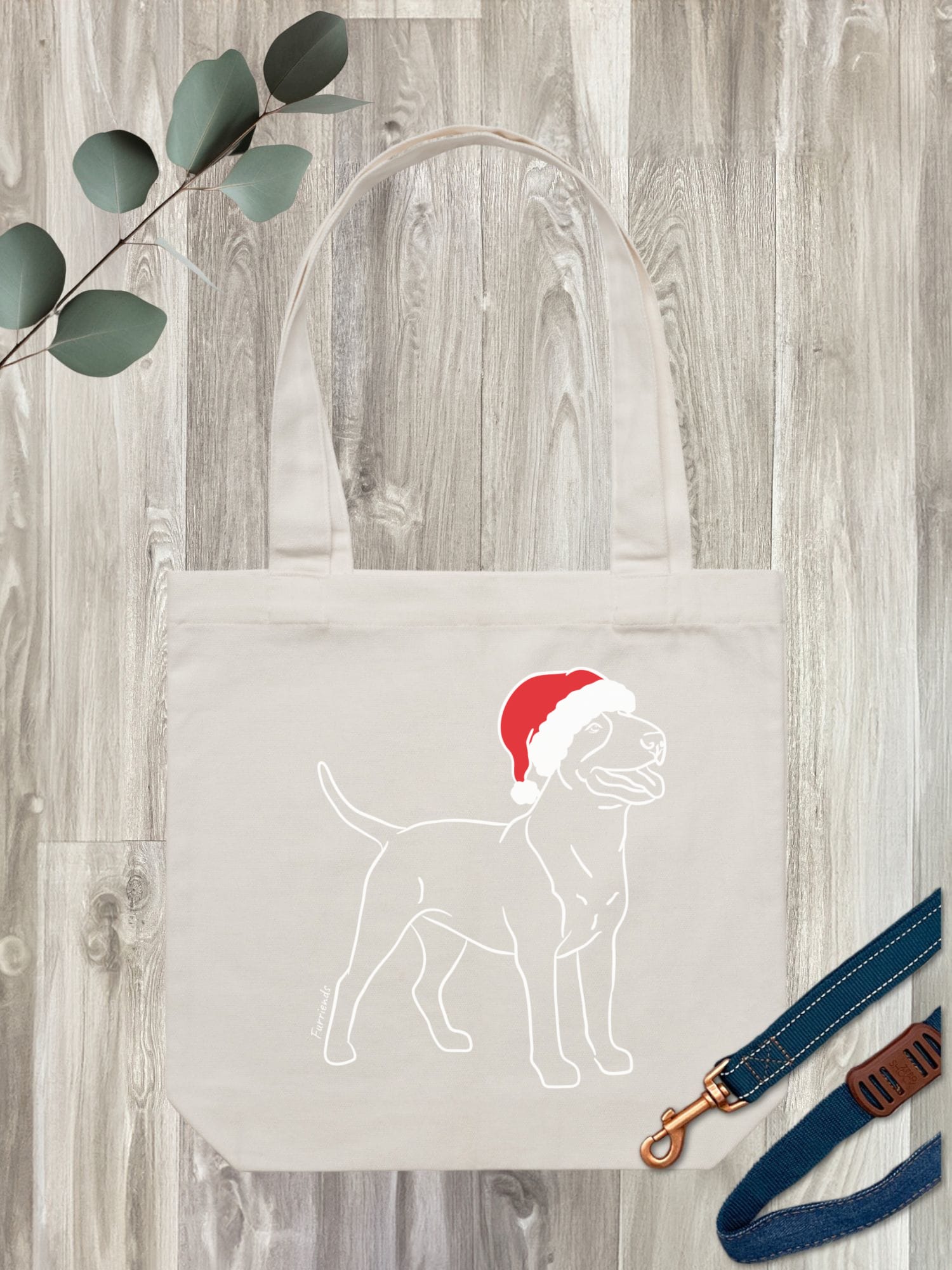 Bull Terrier Christmas Edition Edith Tote