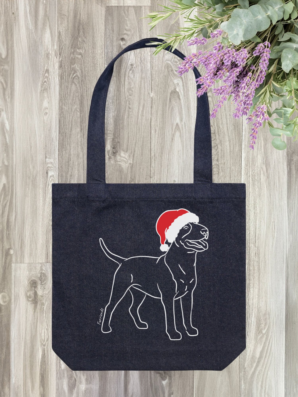 Bull Terrier Christmas Edition Edith Tote