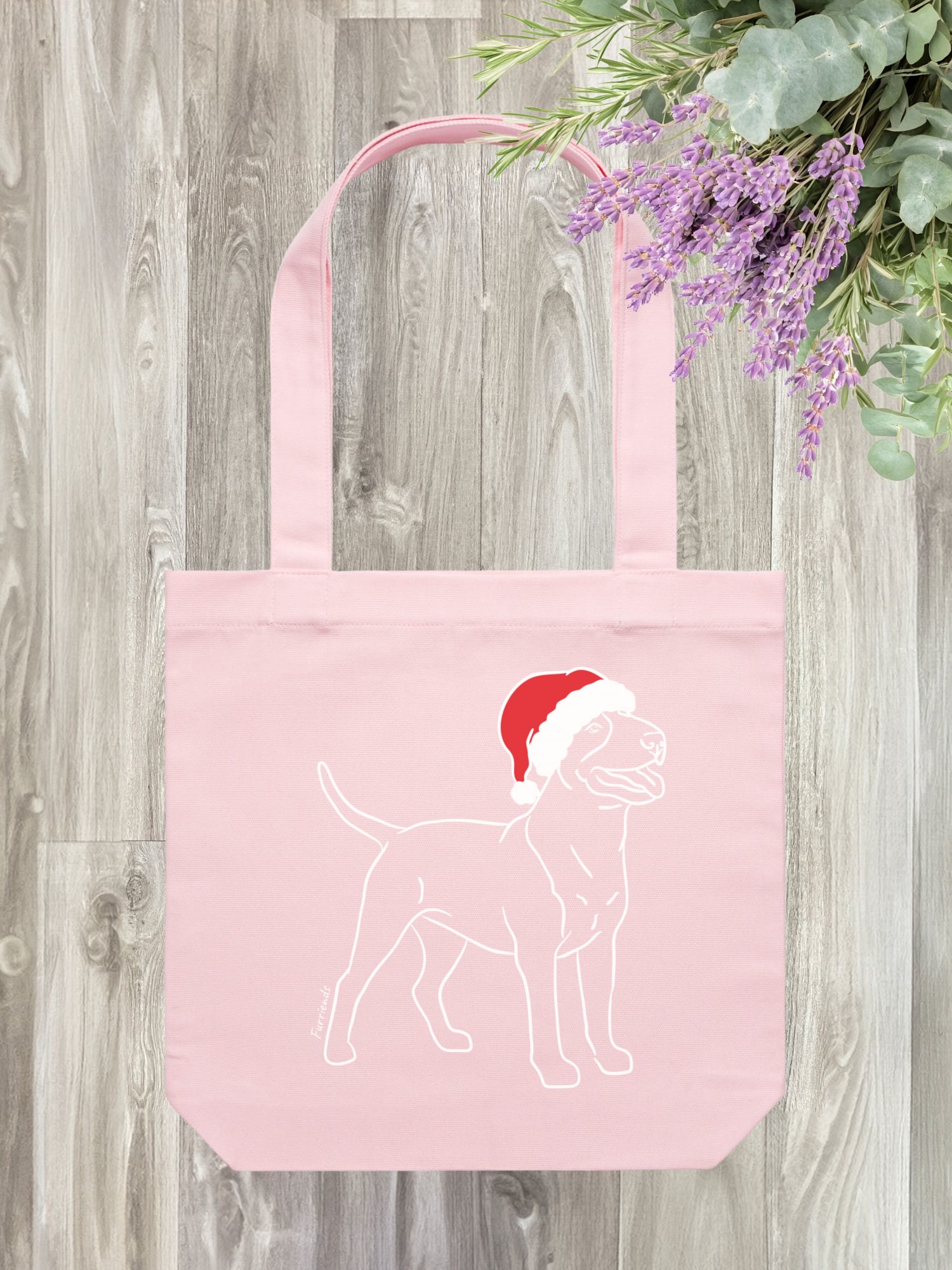 Bull Terrier Christmas Edition Edith Tote