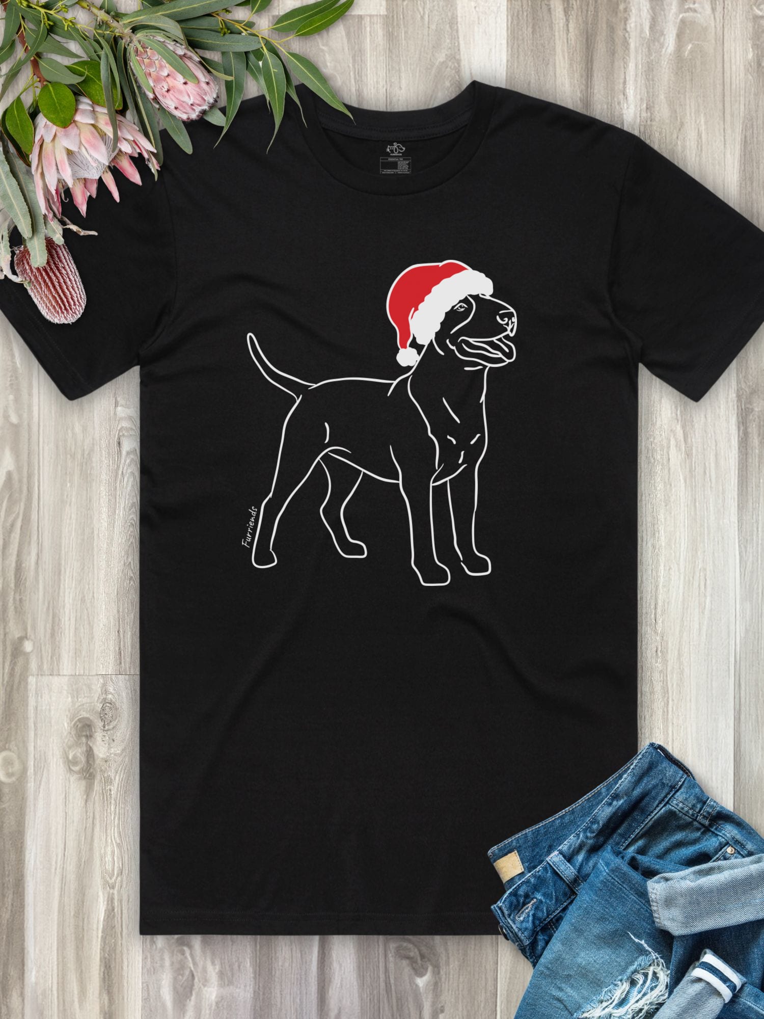 Bull Terrier Christmas Edition Essential Unisex Tee