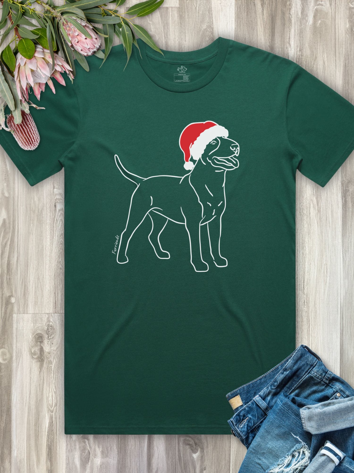 Bull Terrier Christmas Edition Essential Unisex Tee