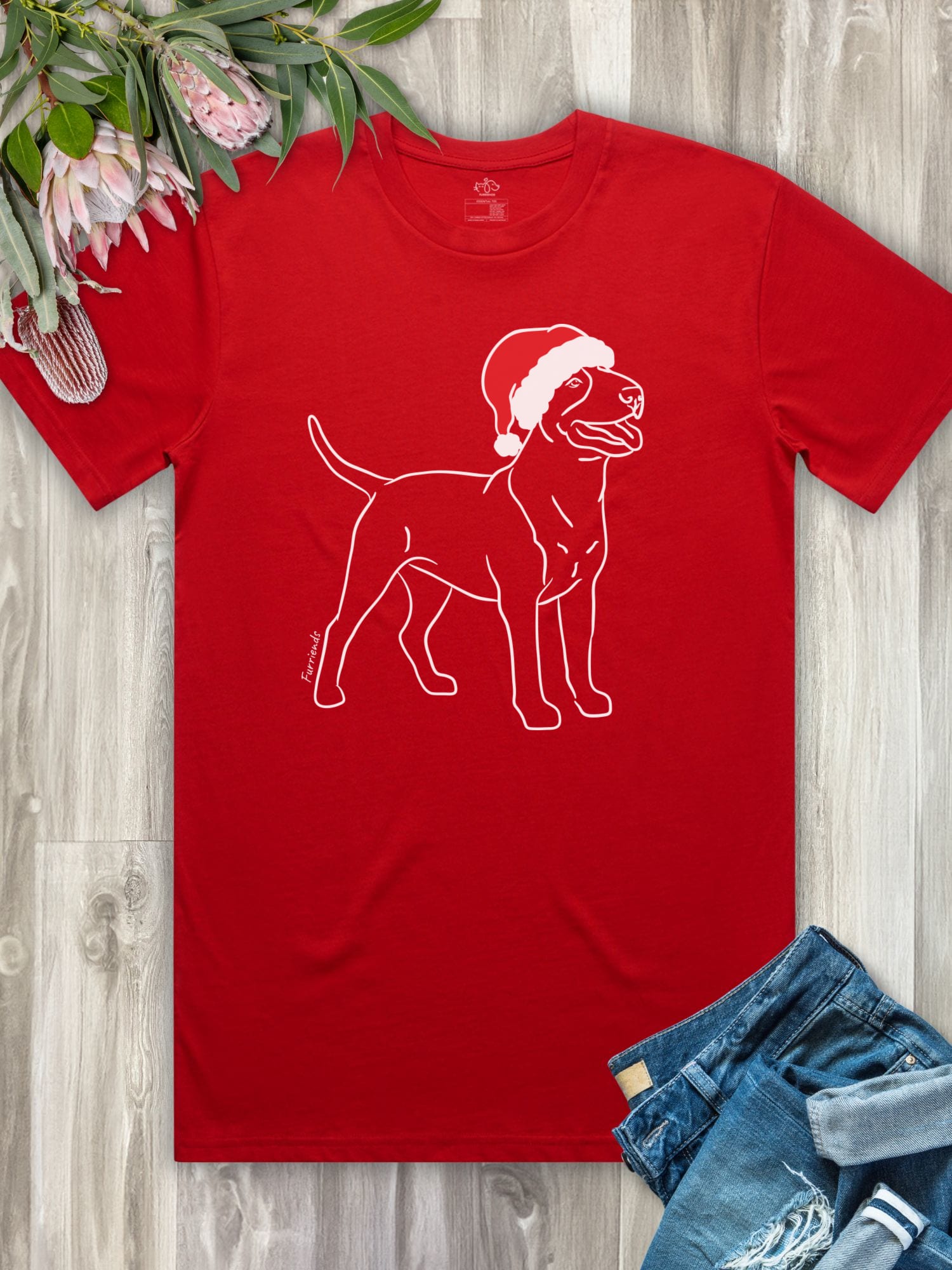 Bull Terrier Christmas Edition Essential Unisex Tee