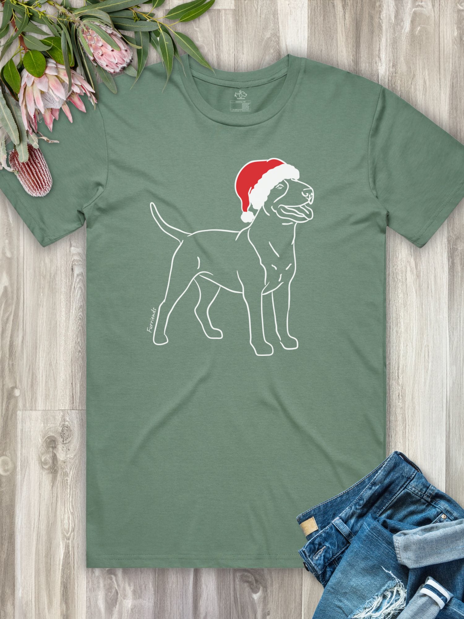 Bull Terrier Christmas Edition Essential Unisex Tee