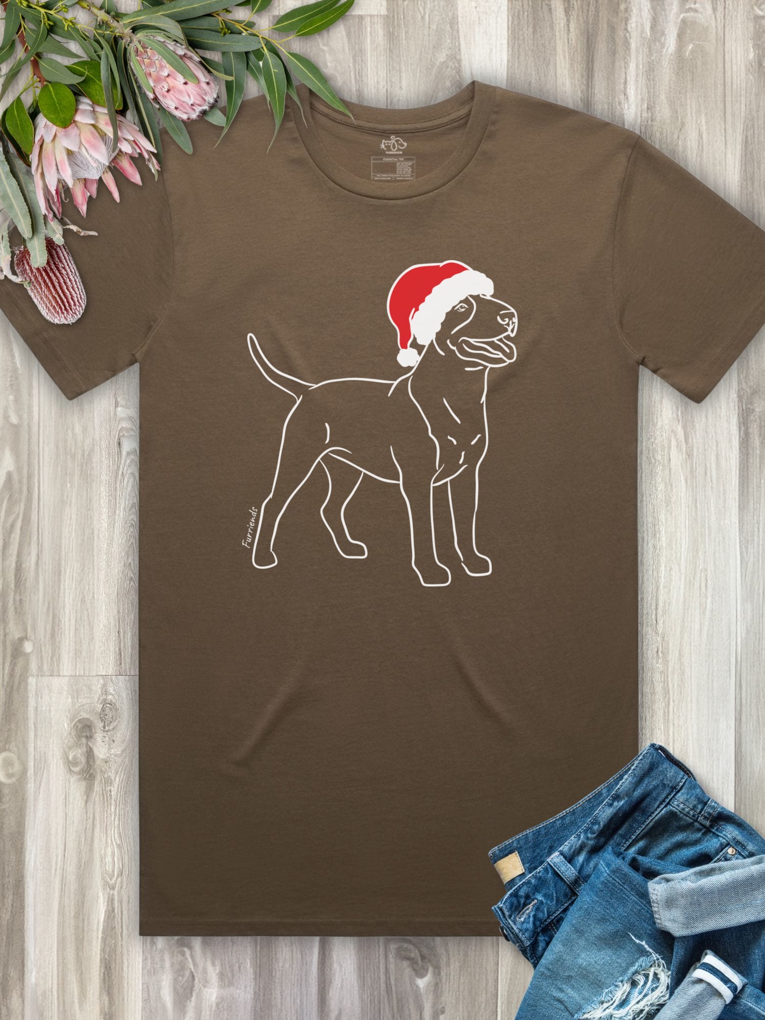 Bull Terrier Christmas Edition Essential Unisex Tee