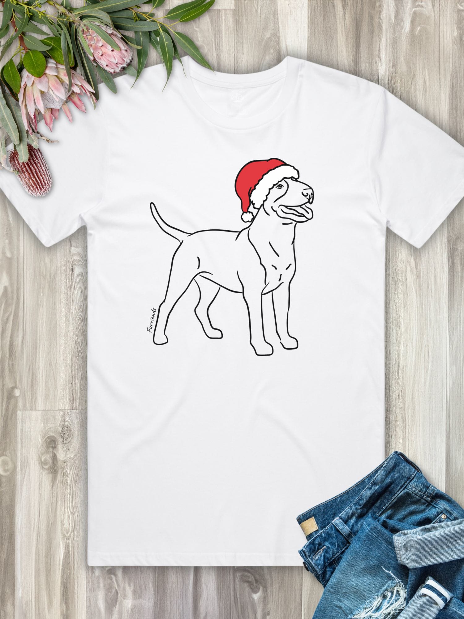 Bull Terrier Christmas Edition Essential Unisex Tee