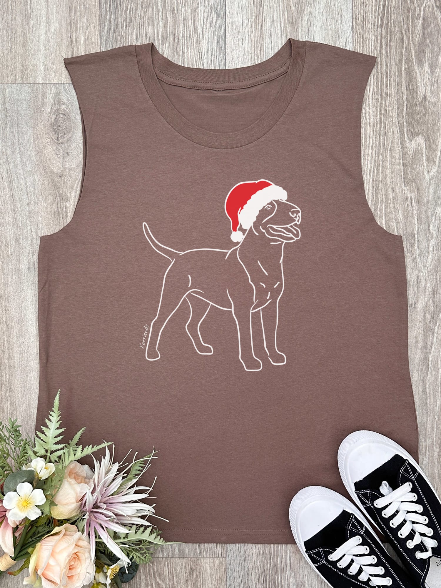 Bull Terrier Christmas Edition Marley Tank