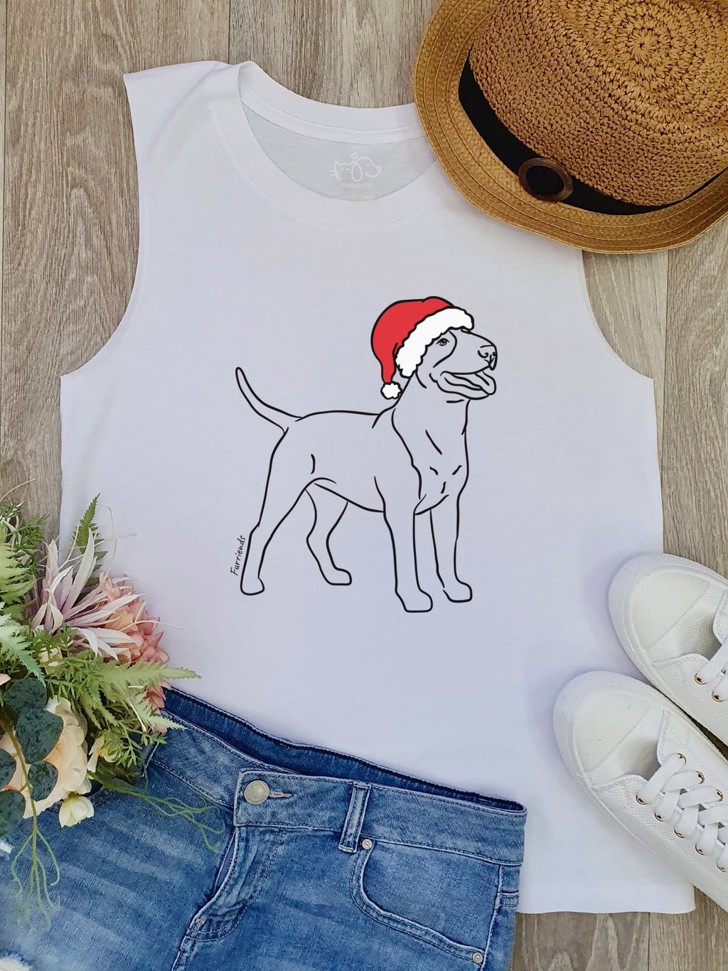 Bull Terrier Christmas Edition Marley Tank