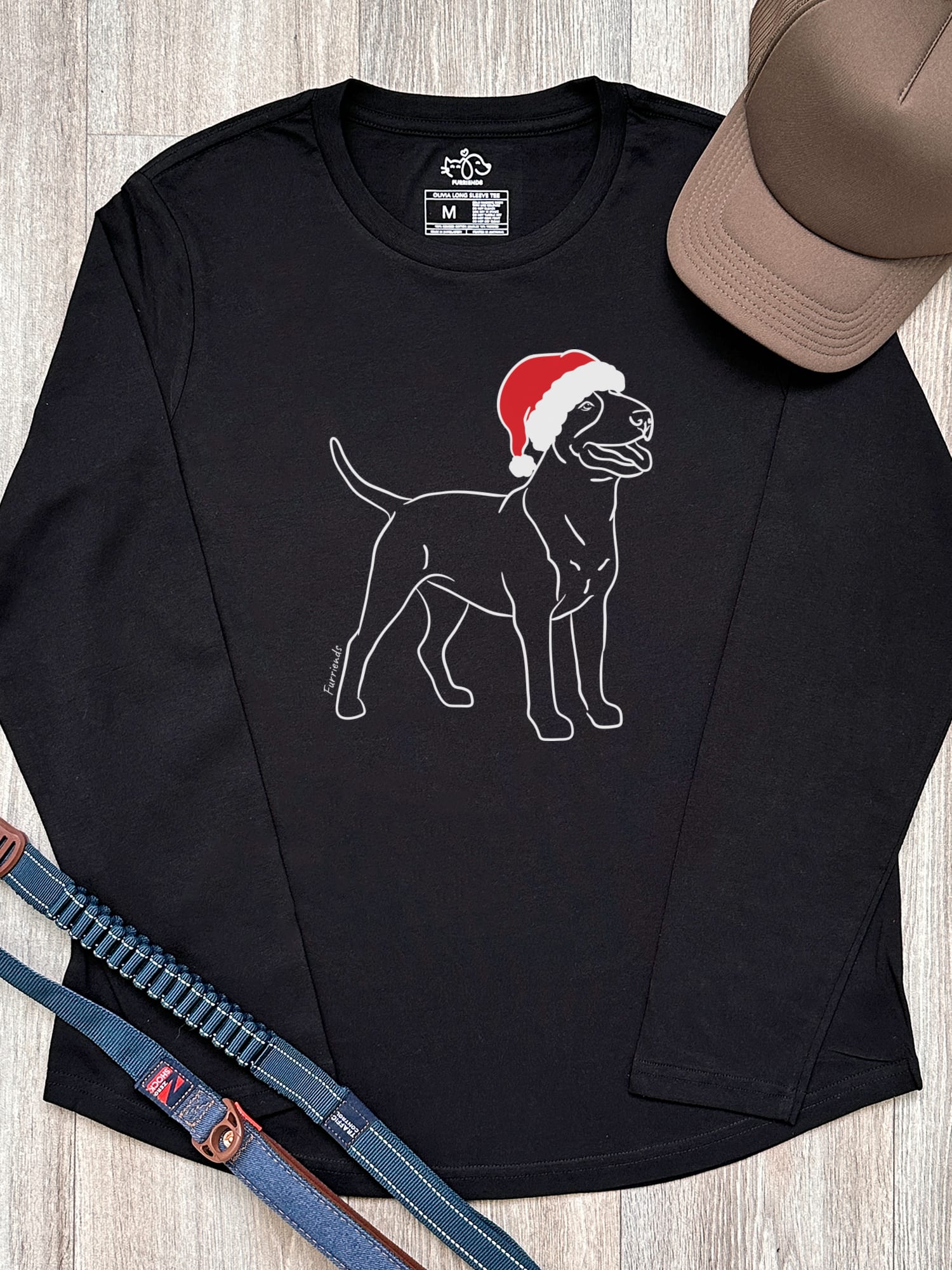 Bull Terrier Christmas Edition Olivia Women's Long Sleeve Tee