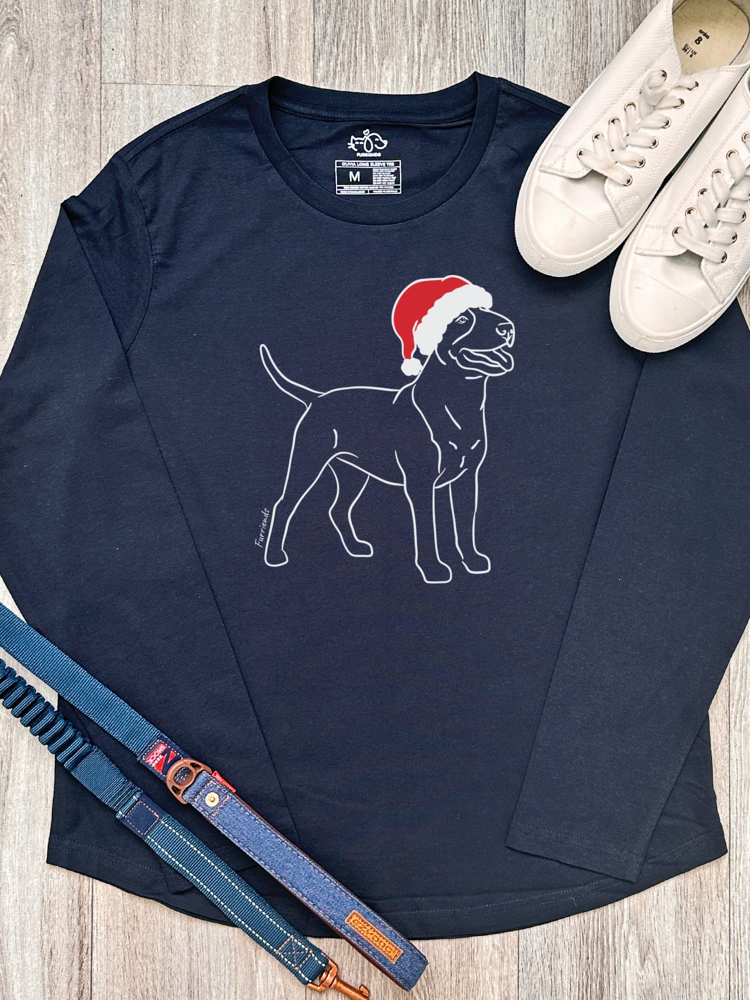 Bull Terrier Christmas Edition Olivia Women's Long Sleeve Tee