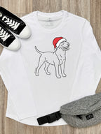 Bull Terrier Christmas Edition Olivia Women's Long Sleeve Tee