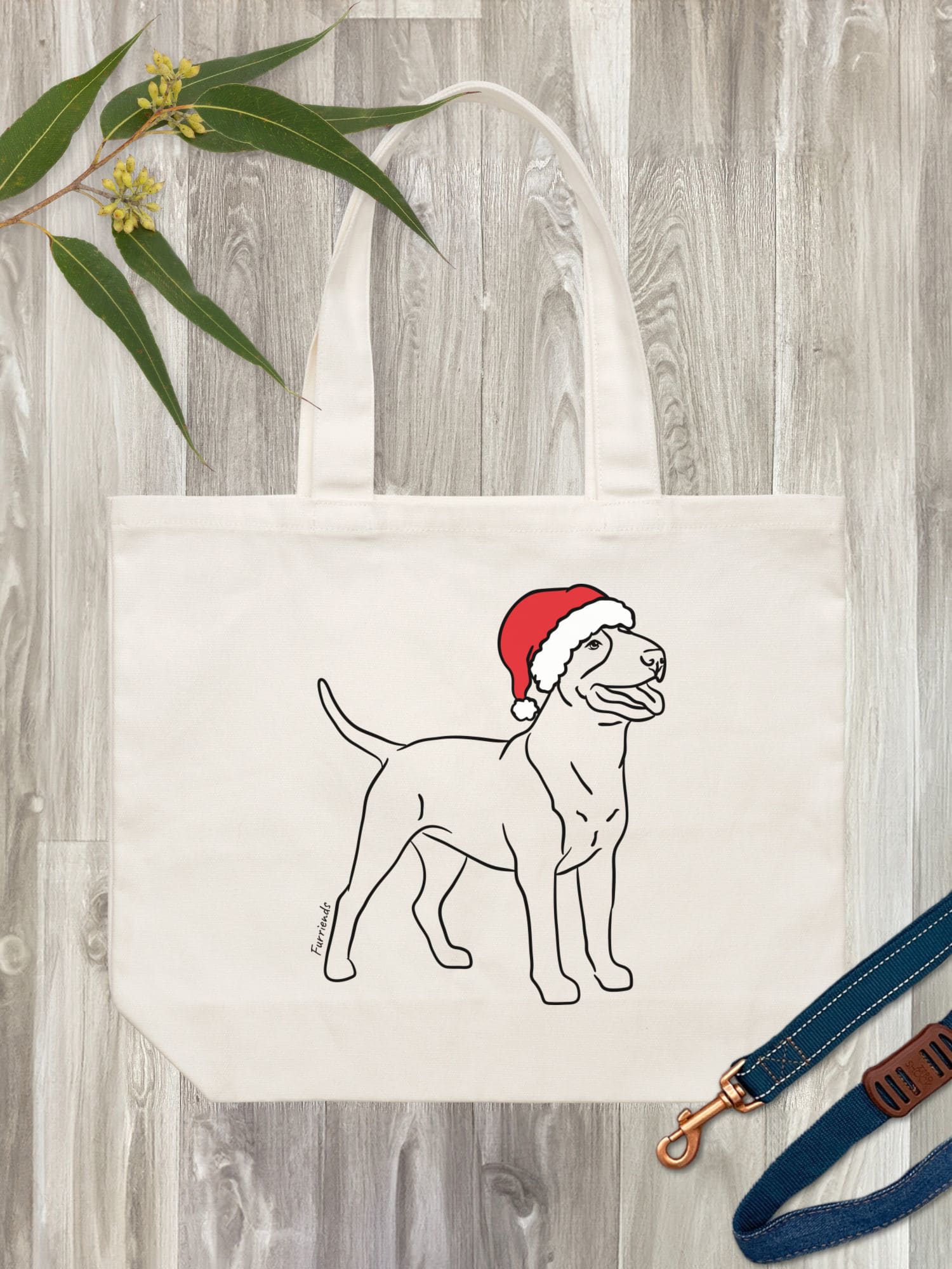 Bull Terrier Christmas Edition Stella Tote