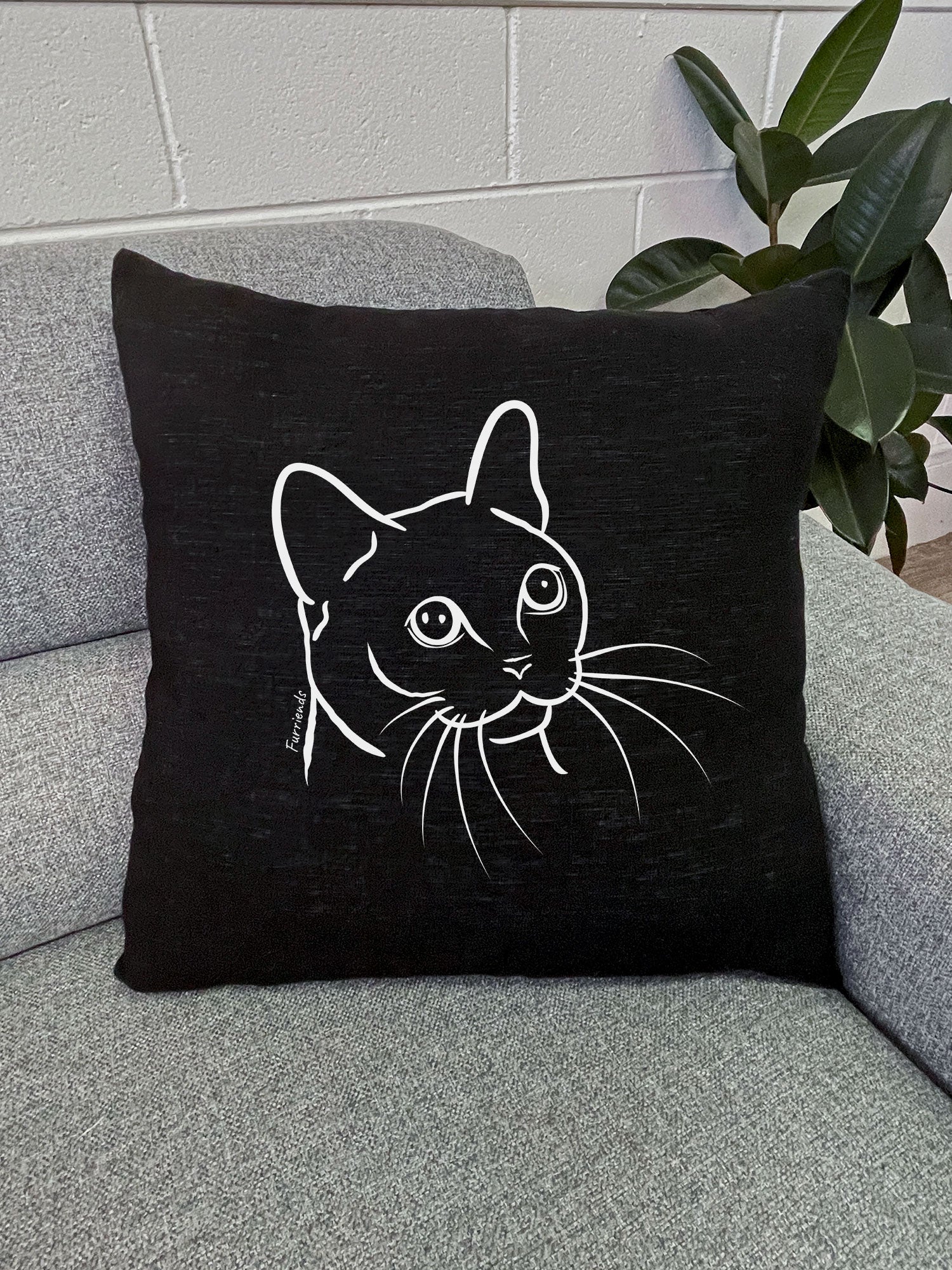 Burmese Linen Cushion Cover