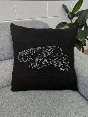 Lace Monitor Linen Cushion Cover
