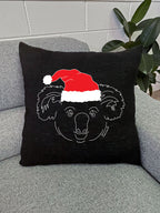 Koala Christmas Edition Linen Cushion Cover