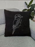 Kookaburra Linen Cushion Cover