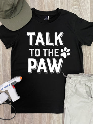 Talk To The Paw Youth Tee (Size 16, Pink) ***SALE***
