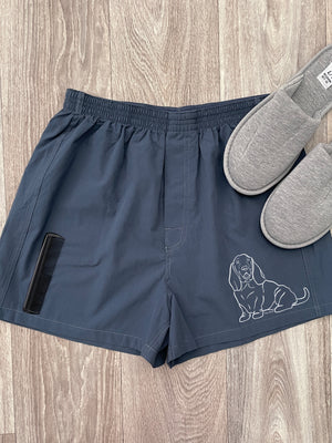 Basset Hound Finley Cotton Boxer Shorts