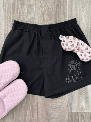 Maltese Terrier Finley Cotton Boxer Shorts
