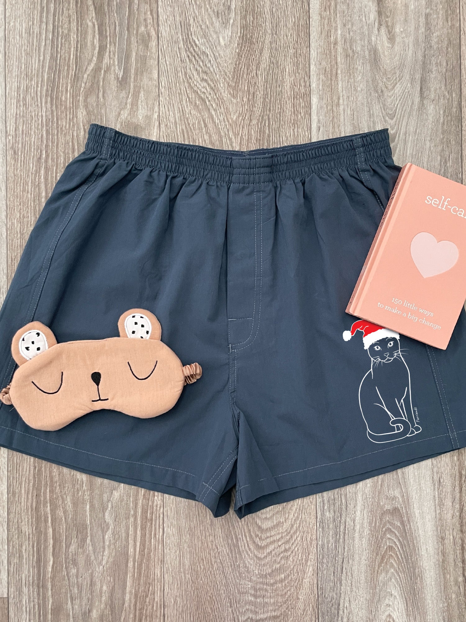 Russian Blue Finley Cotton Boxer Shorts
