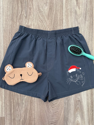 Spotted-Tailed Quoll Finley Cotton Boxer Shorts