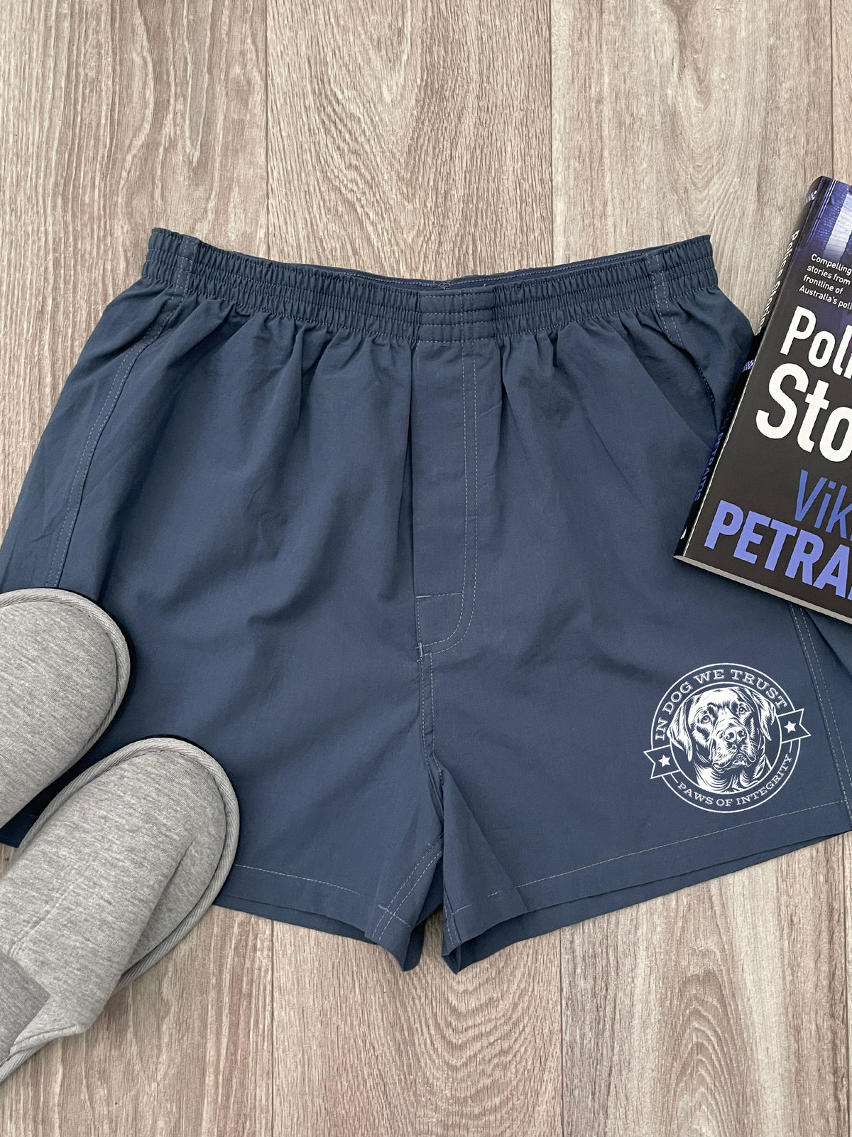 In Dog We Trust Finley Cotton Boxer Shorts