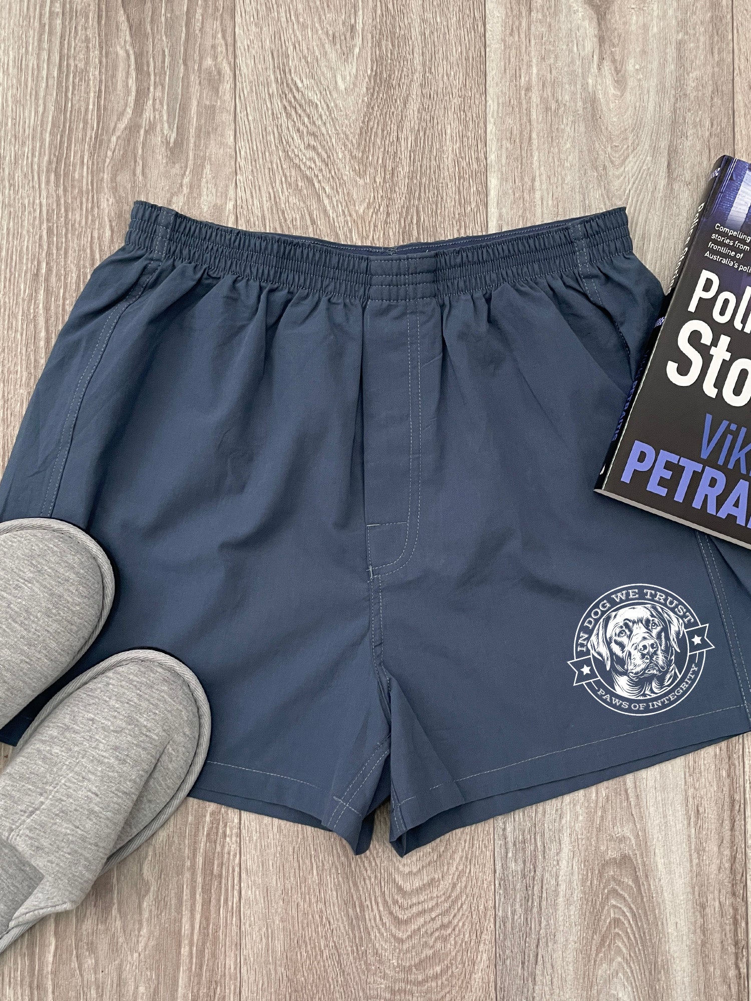 In Dog We Trust Finley Cotton Boxer Shorts