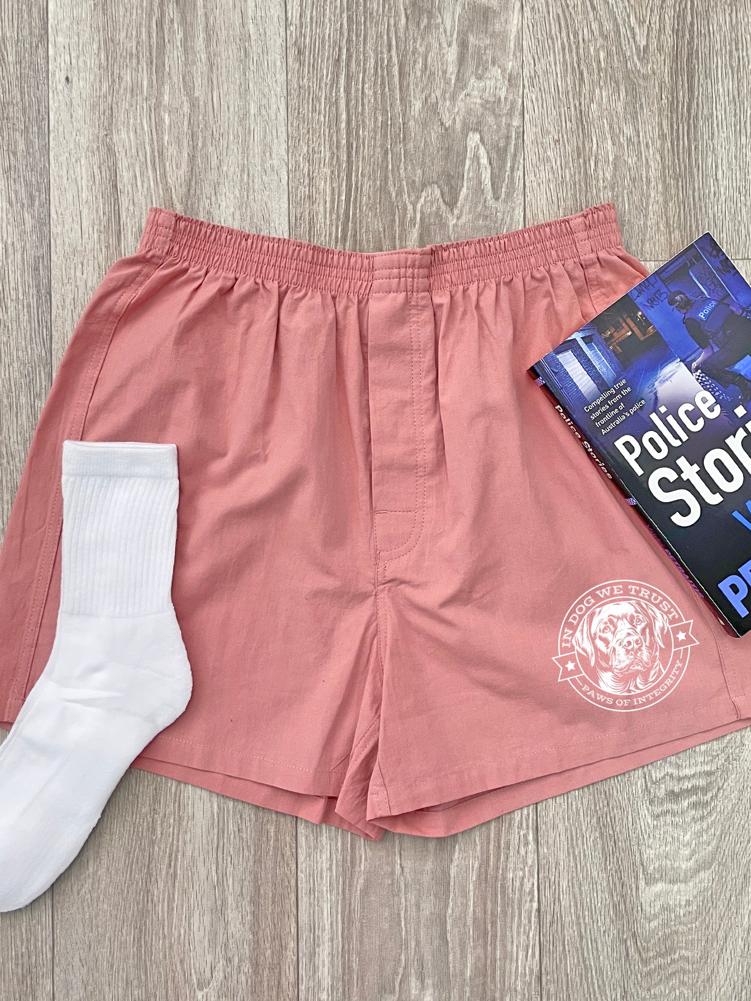 In Dog We Trust Finley Cotton Boxer Shorts