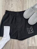 Russian Blue Finley Cotton Boxer Shorts