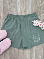 Russian Blue Finley Cotton Boxer Shorts