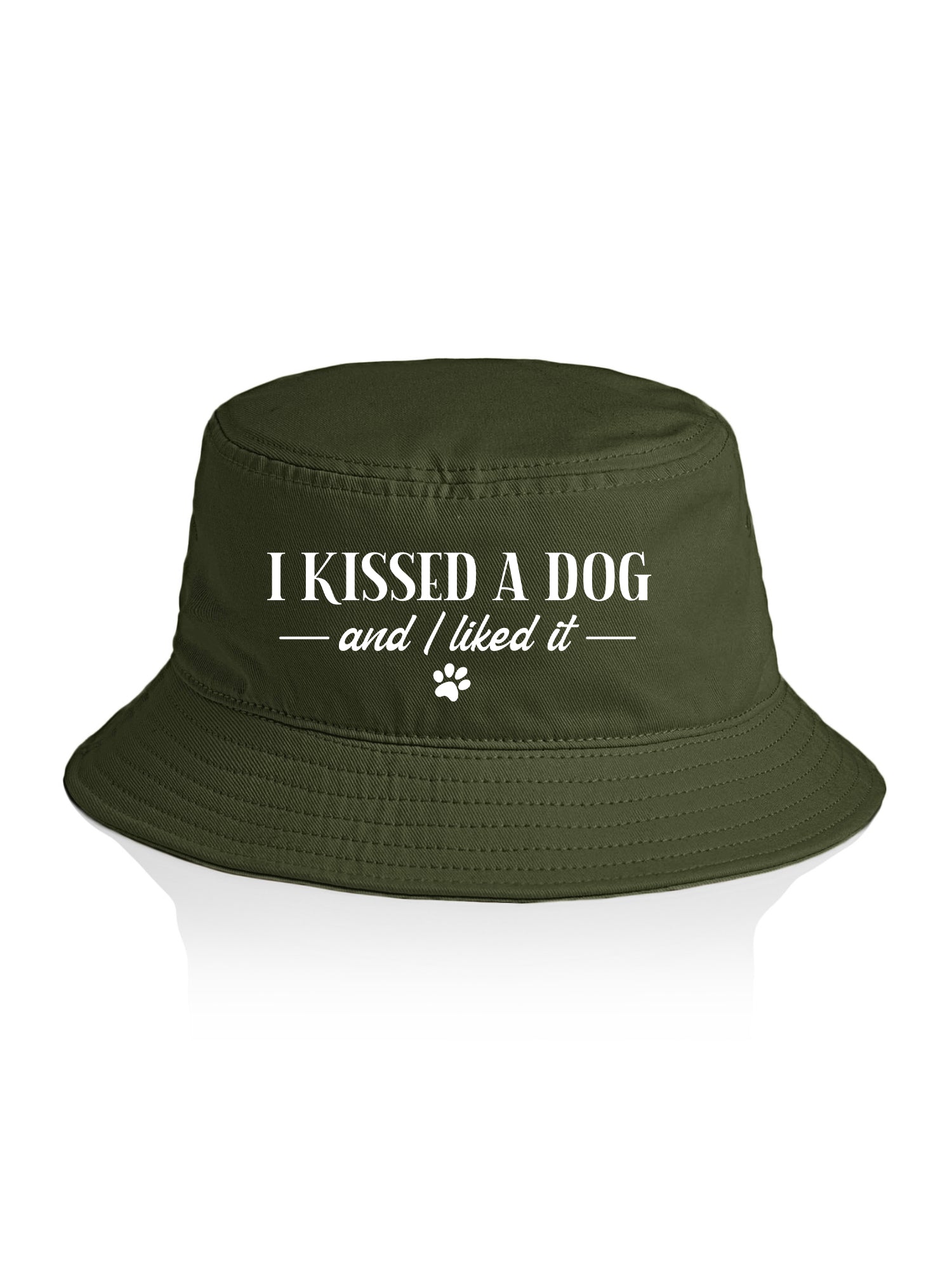 I Kissed A Dog And I Liked It Bucket Hat
