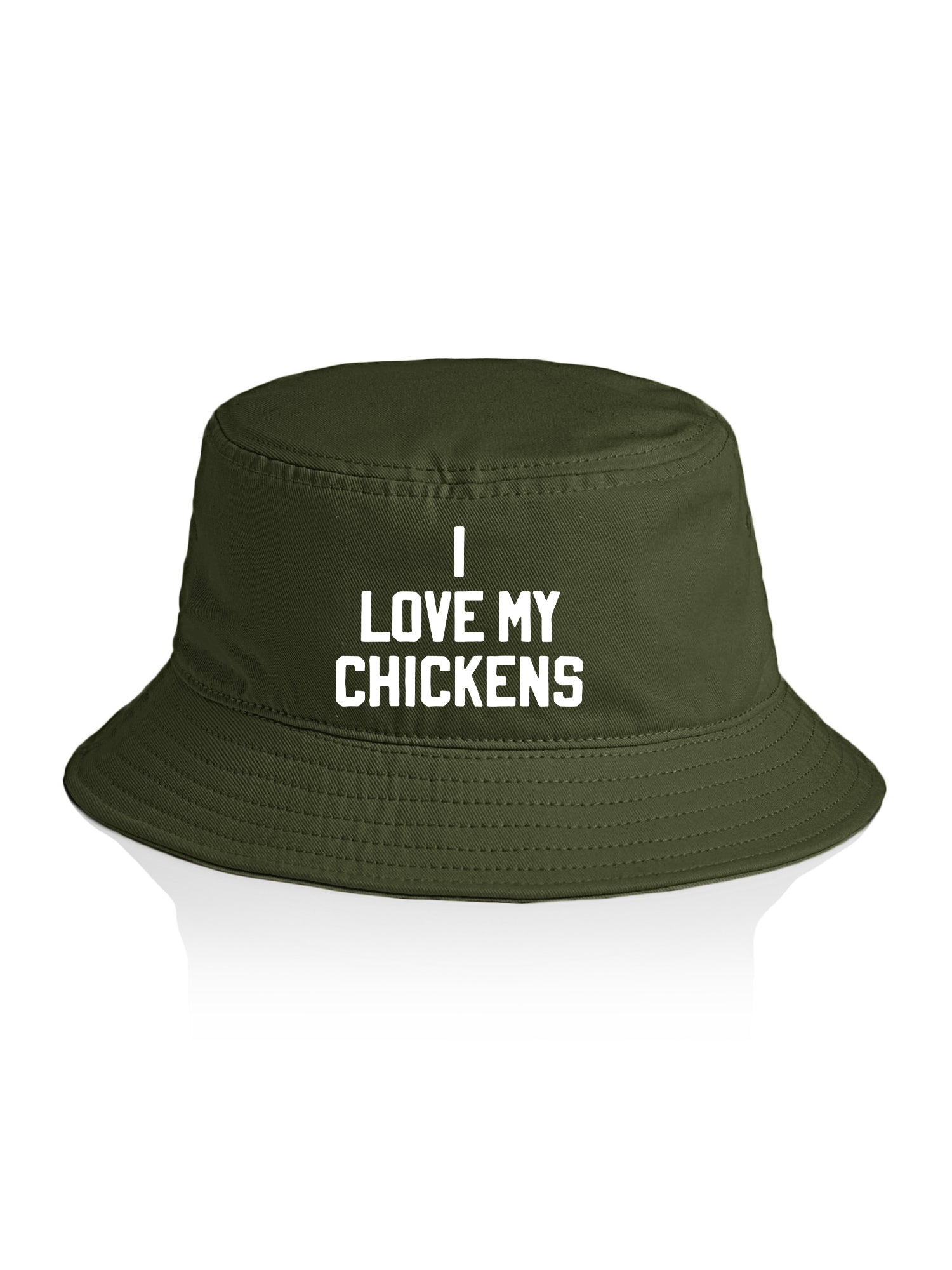 I Love My Chickens Bucket Hat
