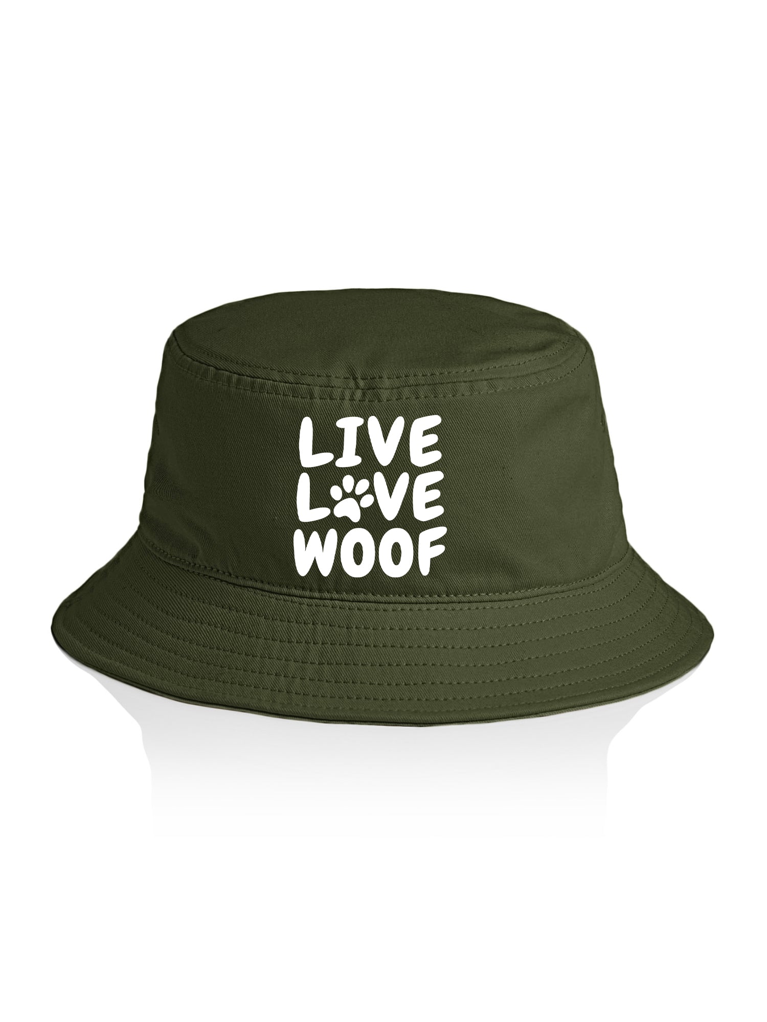 Live Love Woof Bucket Hat