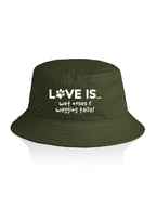 Love is...Wet Noses & Wagging Tails! Bucket Hat