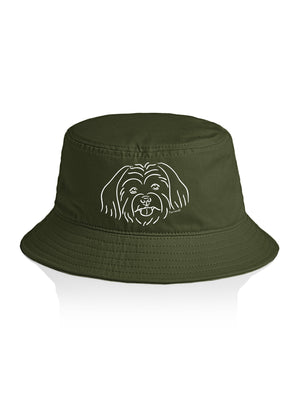 Maltese Terrier Bucket Hat